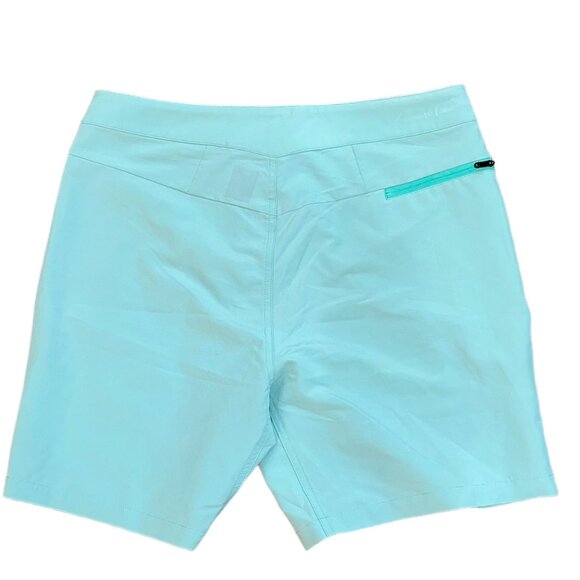 MYLES Apparel Make Moves 7" Mint Green Flat Front Performance Shorts Size Medium - Picture 4 of 9